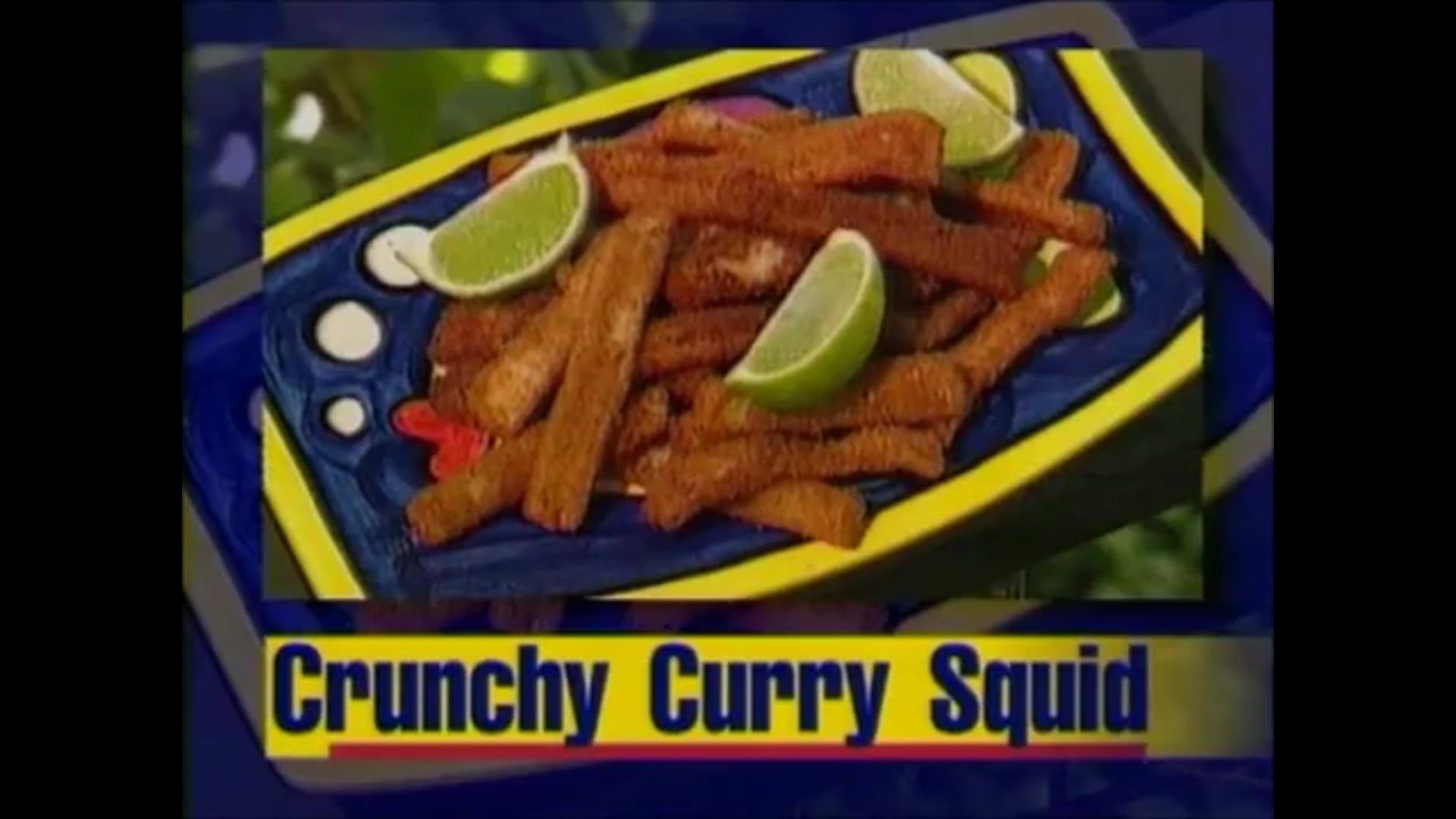Crunchy Curry Squid