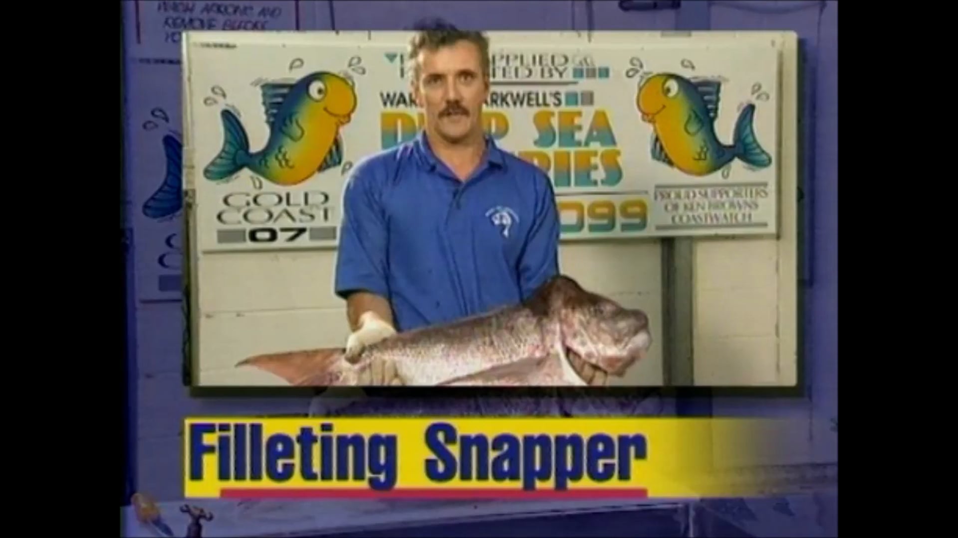 Filleting snapper – Steve Jamieson