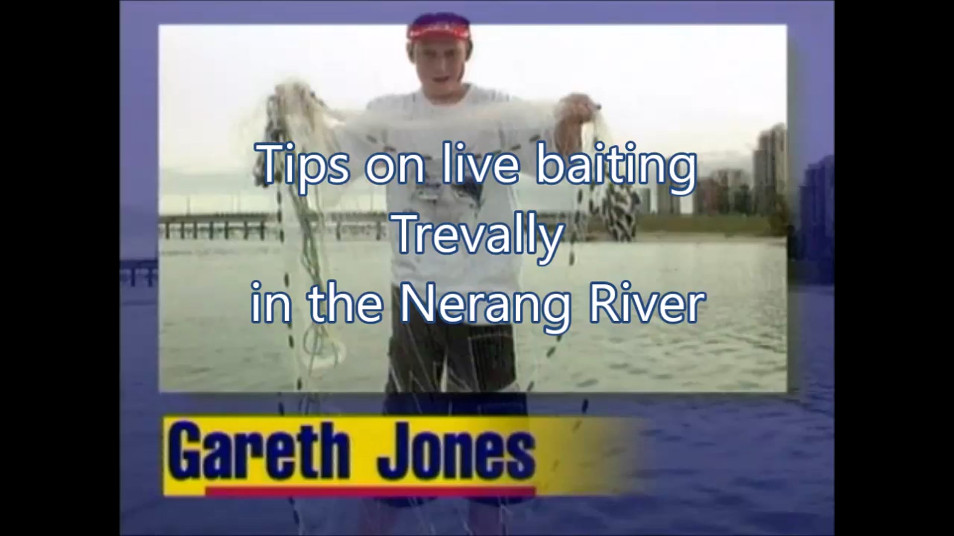 Live baiting trevally in the Nerang River