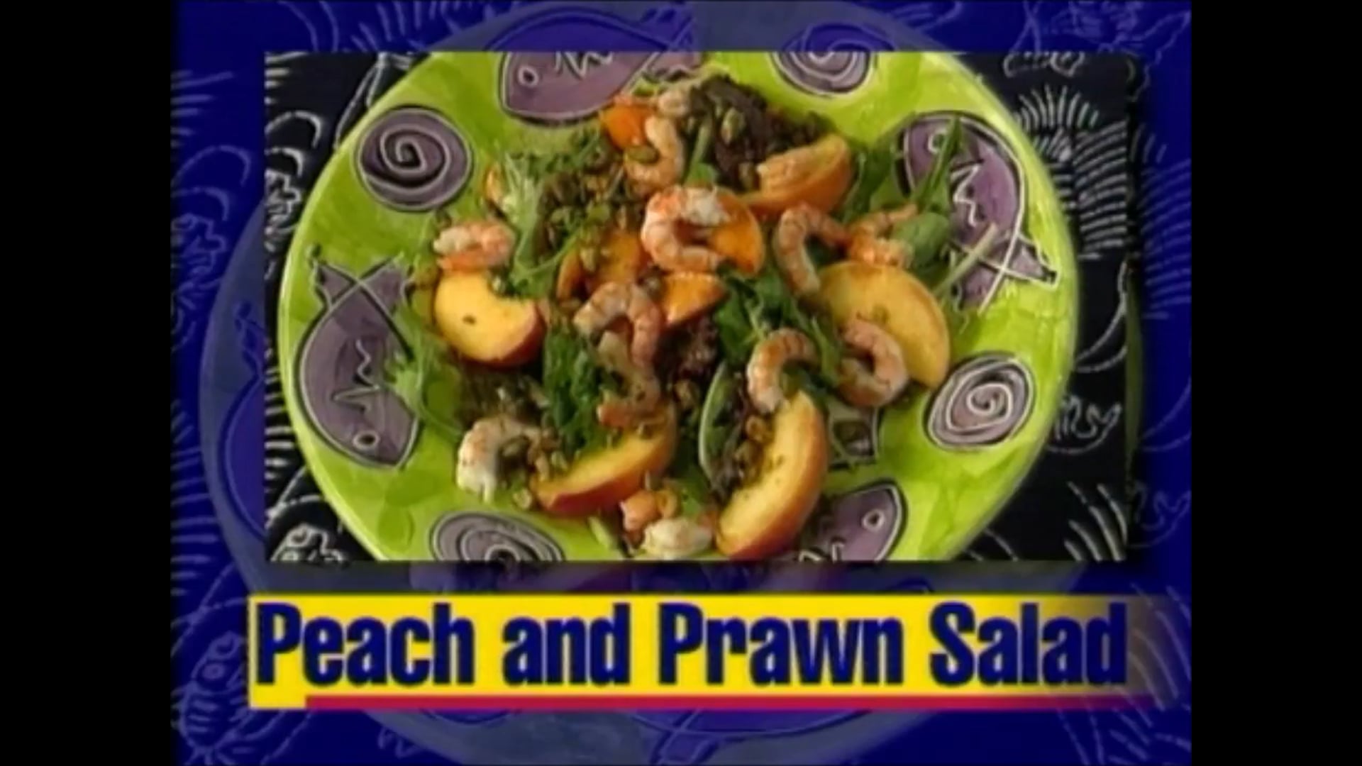 Peach & Prawn Salad