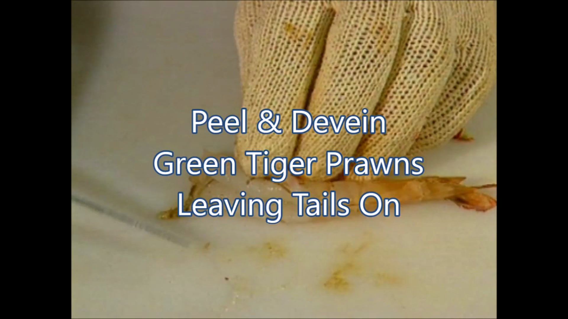 Peel & Devein Green Tiger Prawns