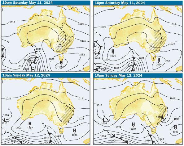 Issued at 5pm 9th May for 11h & 12th May 2024