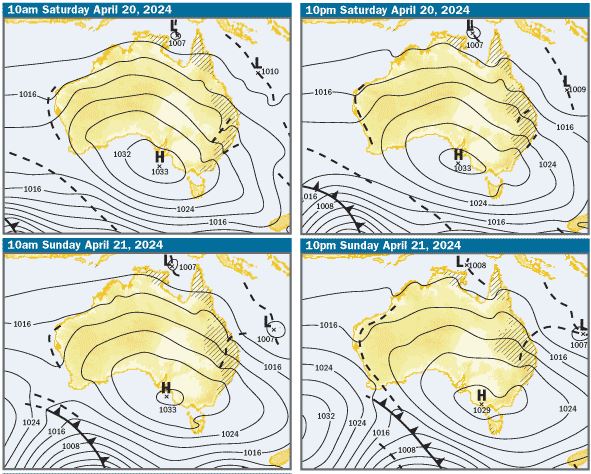 Issued at 5pm 18th April for 20th & 21st April 2024