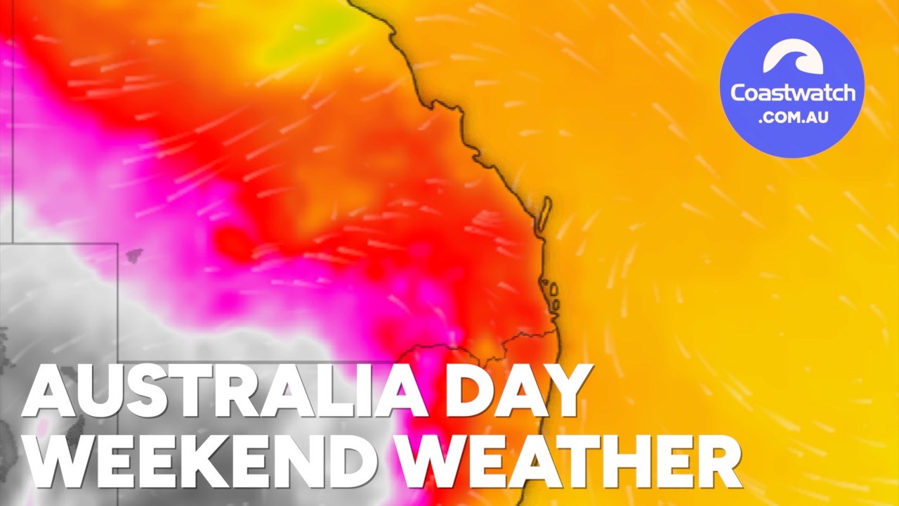 COASTAL WEATHER OUTLOOK for Australia Day Weekend 2026